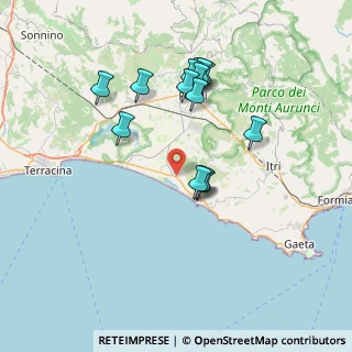 Mappa Via Flacca, 04022 Sperlonga LT, Italia (7.32143)