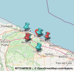 Mappa SS 16 bis, 76125 Trani BT, Italia (9.51133)