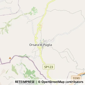 Mappa Orsara di Puglia