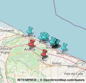 Mappa Via Rodunto, 76125 Trani BT, Italia (9.54474)