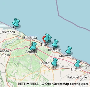 Mappa Via Rodunto, 76125 Trani BT, Italia (13.63)