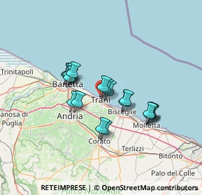 Mappa Via Rodunto, 76125 Trani BT, Italia (11.08278)