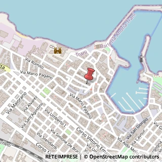 Mappa Via Sinagoga, 43, 76125 Trani, Barletta-Andria-Trani (Puglia)