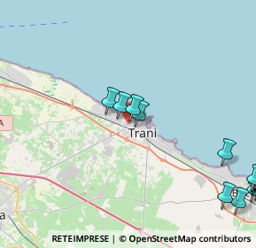 Mappa Via San Giovanni Bosco, 76125 Trani BT, Italia (6.98)