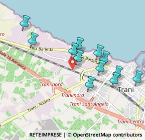 Mappa Strada 62a a Denominarsi, 76125 Trani BT, Italia (0.96333)