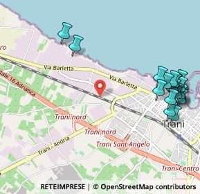 Mappa Strada 62a a Denominarsi, 76125 Trani BT, Italia (1.451)