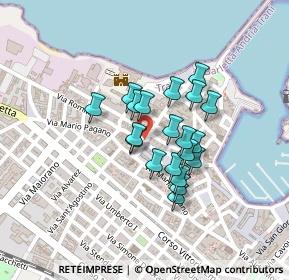 Mappa Piazza Ferdinando Lambert, 76125 Trani BT, Italia (0.165)