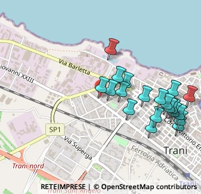 Mappa Via Orazio Palumbo, 76125 Trani BT, Italia (0.5445)