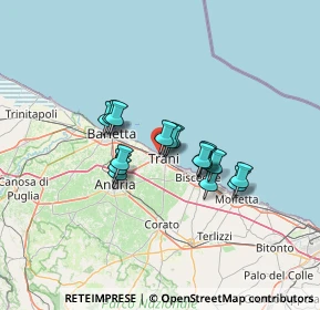 Mappa Via Orazio Palumbo, 76125 Trani BT, Italia (10.00938)