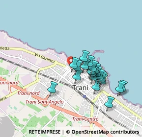 Mappa Via Maraldo da Trani, 76125 Trani BT, Italia (0.798)