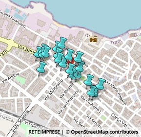 Mappa Via Maraldo da Trani, 76125 Trani BT, Italia (0.161)