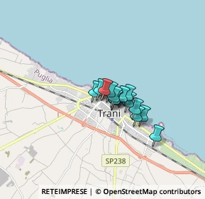 Mappa Via Maraldo da Trani, 76125 Trani BT, Italia (0.94929)