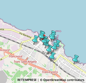 Mappa Via Fra' Diego Alvarez, 76125 Trani BT, Italia (0.59)