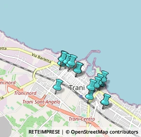 Mappa Via Fra' Diego Alvarez, 76125 Trani BT, Italia (0.72556)