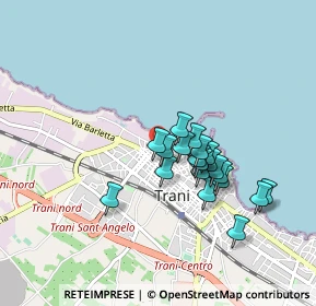 Mappa Via Fra' Diego Alvarez, 76125 Trani BT, Italia (0.743)