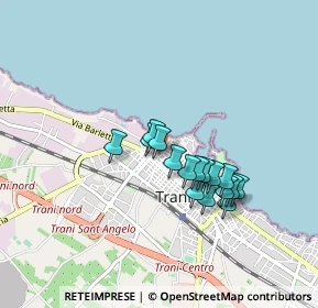 Mappa Via Fra' Diego Alvarez, 76125 Trani BT, Italia (0.72188)