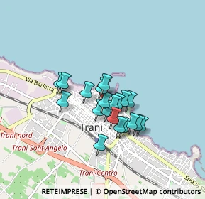 Mappa Piazza Sedile S. Marco, 76125 Trani BT, Italia (0.6325)