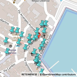 Mappa Piazza Sedile S. Marco, 76125 Trani BT, Italia (0.05769)