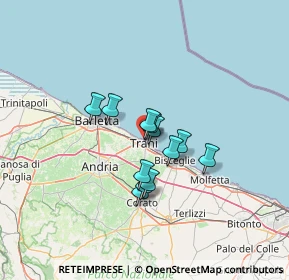 Mappa Vico la Giudea, 76125 Trani BT, Italia (9.42167)
