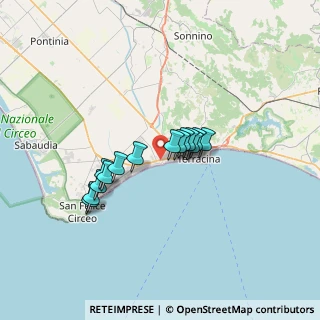Mappa SS 148 Pontina Km 105.800, 04019 Terracina LT (5.25643)