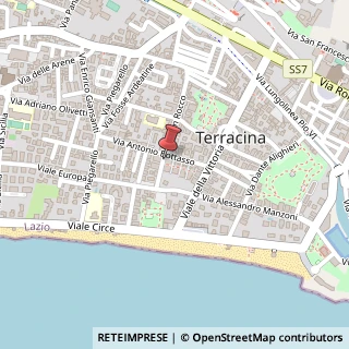 Mappa Via Antonio Bottasso, 47, 04019 Terracina, Latina (Lazio)