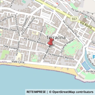 Mappa Viale della Vittoria, 80, 04019 Terracina, Latina (Lazio)