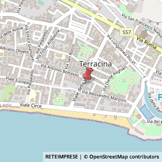 Mappa Viale della Vittoria, 51, 04019 Terracina, Latina (Lazio)