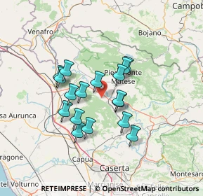 Mappa Via giacomo matteotti, 81010 Baia e Latina CE, Italia (11.60941)