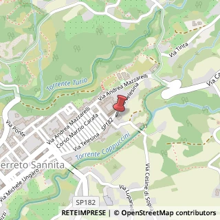 Mappa Via Telesina, 174, 82032 Cerreto Sannita, Benevento (Campania)