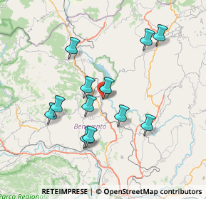 Mappa 82020 Campolattaro BN, Italia (7.28167)