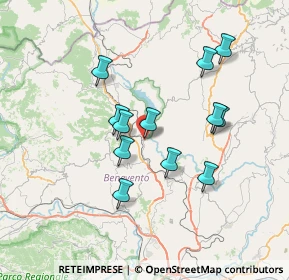 Mappa 82020 Campolattaro BN, Italia (6.62083)