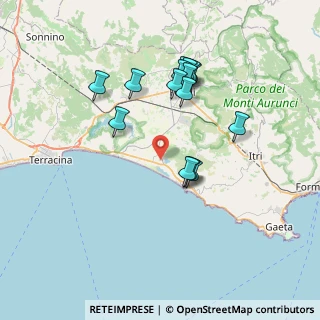 Mappa Via Campo Lombardo, 04022 Fondi LT, Italia (7.22)