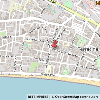 Mappa Via Antonio Bottasso, 83, 04019 Terracina, Latina (Lazio)