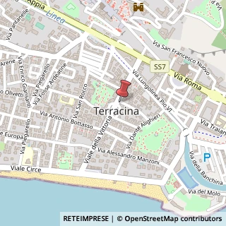 Mappa Viale della Vittoria, 29, 04019 Terracina, Latina (Lazio)