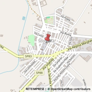 Mappa Via Ettore Fieramosca, 18, 71047 Stornara, Foggia (Puglia)