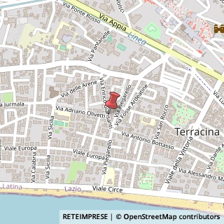 Mappa Via Giansanti, 57, 04019 Terracina, Latina (Lazio)
