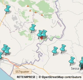 Mappa Via Petrete, 04021 Castelforte LT, Italia (7.4805)