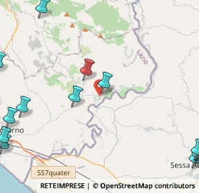 Mappa Via Petrete, 04021 Castelforte LT, Italia (7.27538)