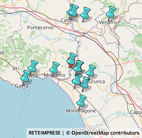 Mappa Via Petrete, 04021 Castelforte LT, Italia (14.86929)