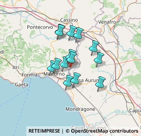 Mappa Via Petrete, 04021 Castelforte LT, Italia (10.075)