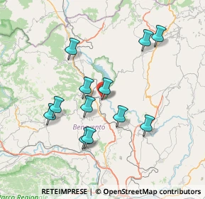 Mappa Via Nicodemo Iadanza, 82020 Campolattaro BN, Italia (7.335)