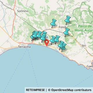 Mappa Via Ponte Baratta, 04022 Fondi LT, Italia (5.48692)