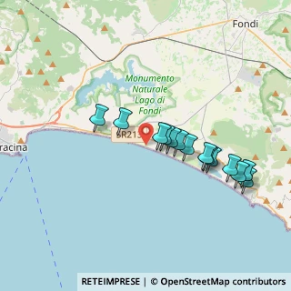 Mappa Via Ponte Baratta, 04022 Fondi LT, Italia (3.61929)