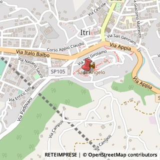Mappa Via San Martino, 66, 04020 Itri, Latina (Lazio)