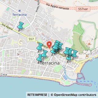 Mappa Via Luciano Manara, 04019 Terracina LT, Italia (0.35214)