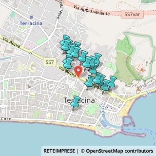 Mappa Via Luciano Manara, 04019 Terracina LT, Italia (0.305)