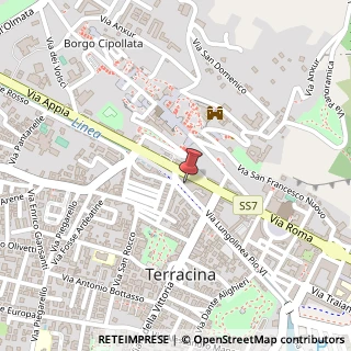 Mappa Via Lungolinea Pio VI, 130, 04019 Terracina, Latina (Lazio)