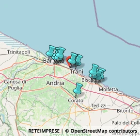 Mappa Via Curatoio, 76125 Trani BT, Italia (8.45154)