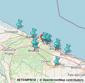 Mappa Via Curatoio, 76125 Trani BT, Italia (11.03636)