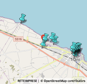 Mappa Via Curatoio, 76125 Trani BT, Italia (2.61)